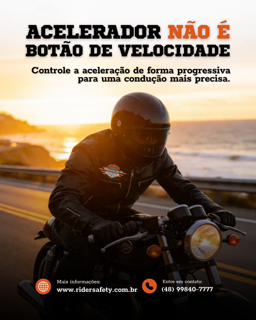 Quer pilotar com mais segurança e confiança? conheça a Rider e aprimore sua pilotagem!